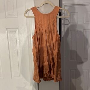 Peach Sleeveless beach dress
